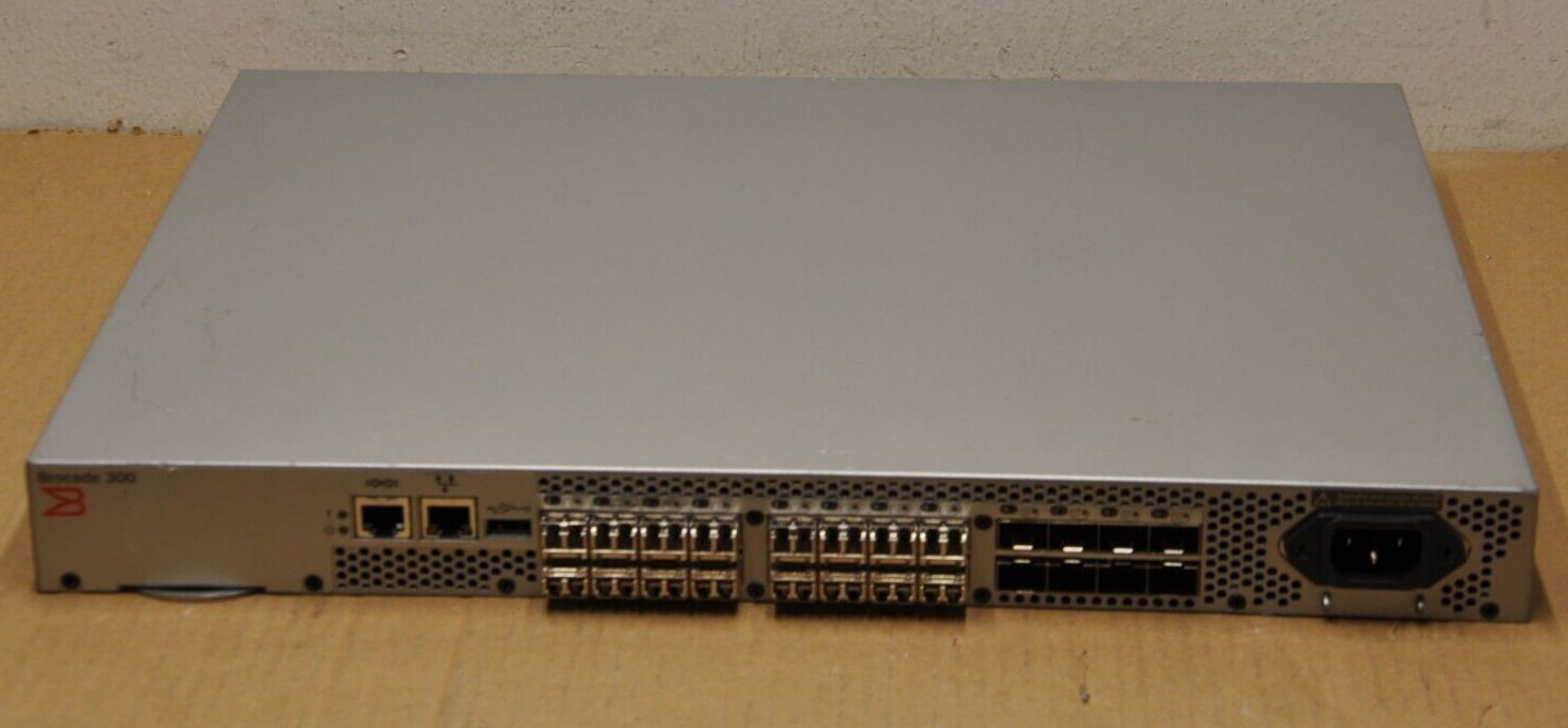 Brocade 300 Communication Systems FC Fibre Channel Switch 