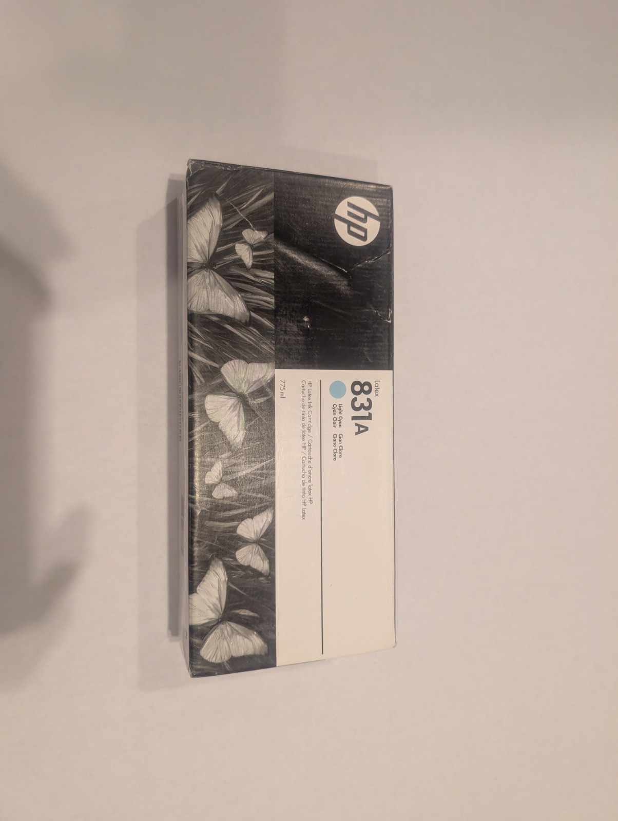 CZ686A 831A NEW Genuine HP Latex Light Cyan Ink 775ml 310 315 330 Jan./2020