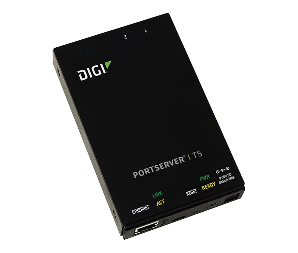 Digi PortServerR TS 2 Port RS232 Serial To Ethernet Device Server