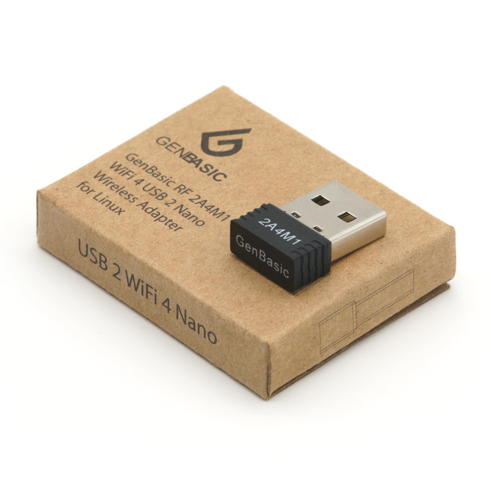 WiFi 4 USB Nano Wireless Network Dongle Adapter for Linux Black