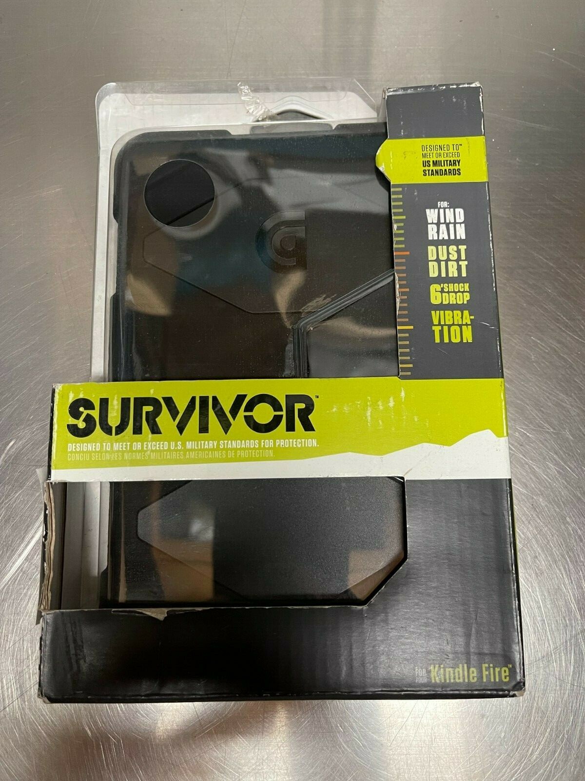Brand New Griffin Survivor case for Kindle Fire Black  GB04009-2