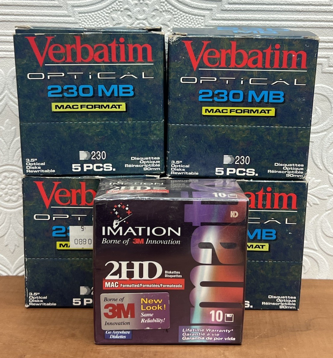 Lot of  20 VTG  MAC Verbatim 230MB Magneto-Optical 3.5” Disks Rewritable