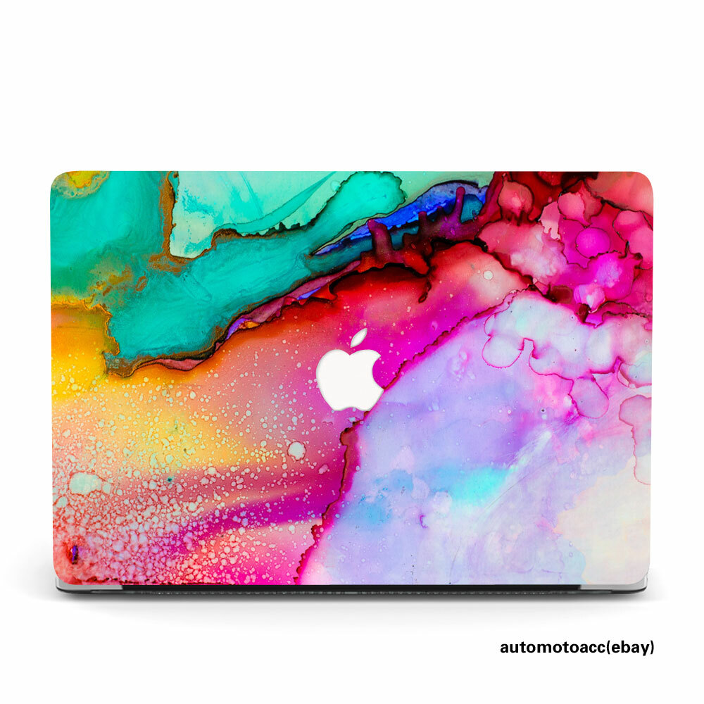 Multicolor Abstract Fluid Marble Case For Macbook Air 15 13 Pro 16 14 11 12 inch