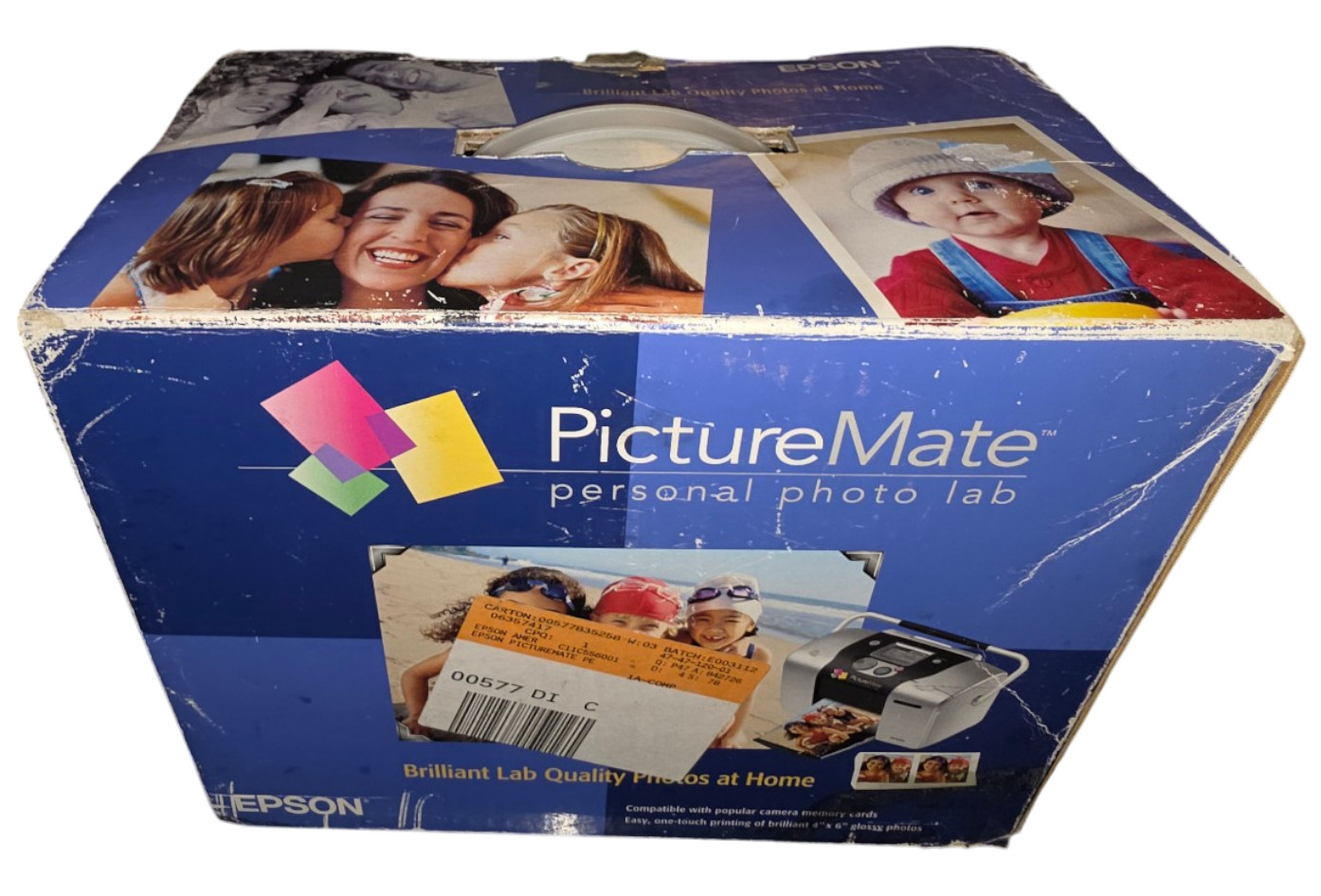 Epson PictureMate Personal Photo Lab Deluxe Viewer Photo Printer Tested w/ Paper