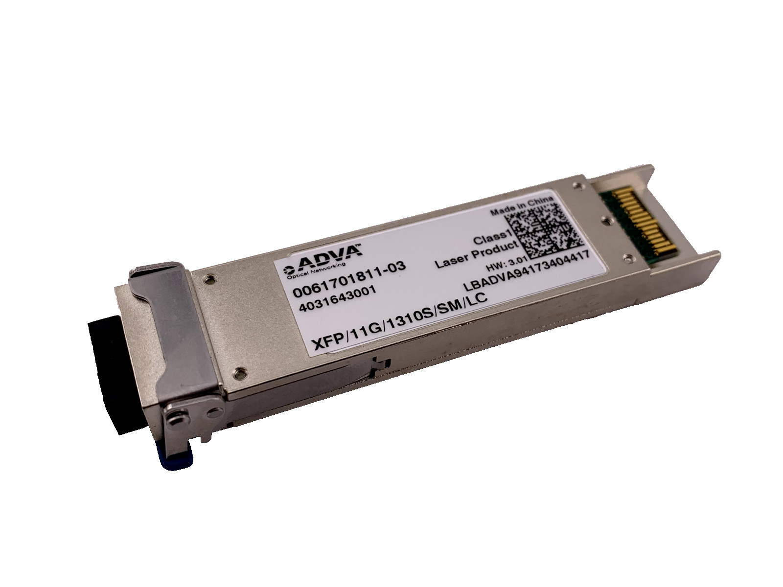 ADVA 0061701811-03 XFP/11G/1310S 1310NM TRANSCIEVER MODULE