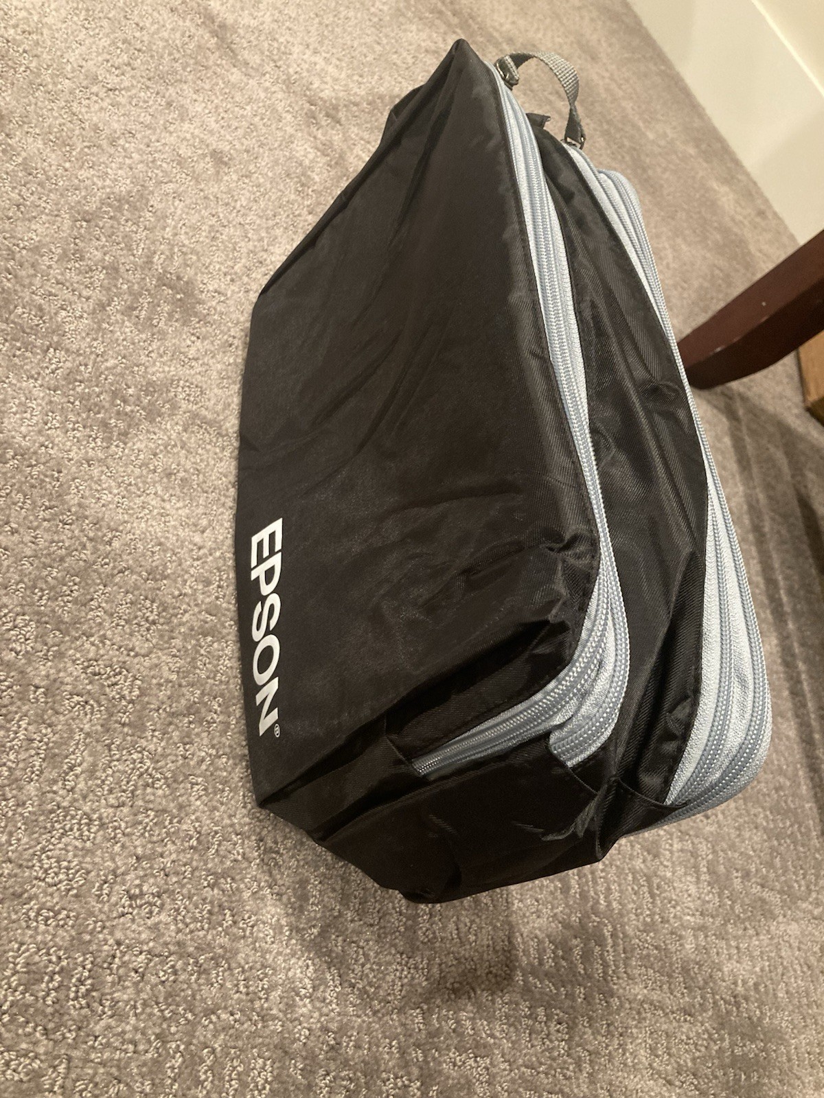 Epson Projector Carrying Case Bag with Zipper Closure, Black/Gray