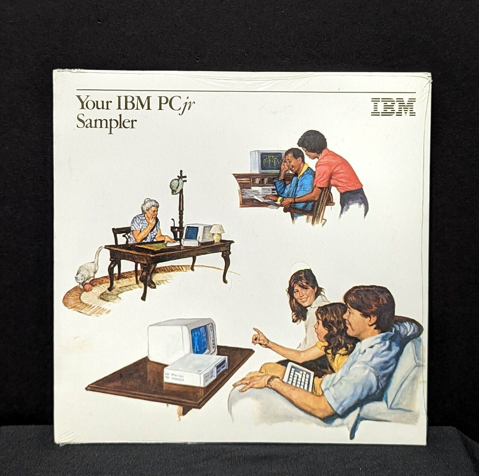 *Rare* 1983 NEW, Shrinkwrapped YOUR IBM PCjr SAMPLER 5.25\