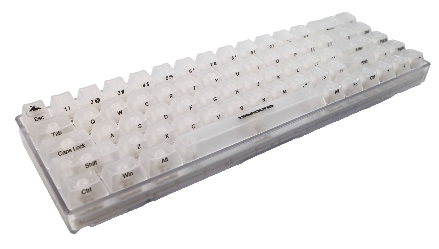 Higround Basecamp HG68 65% Opal RGB Mechanical Keyboard White Flame Switch
