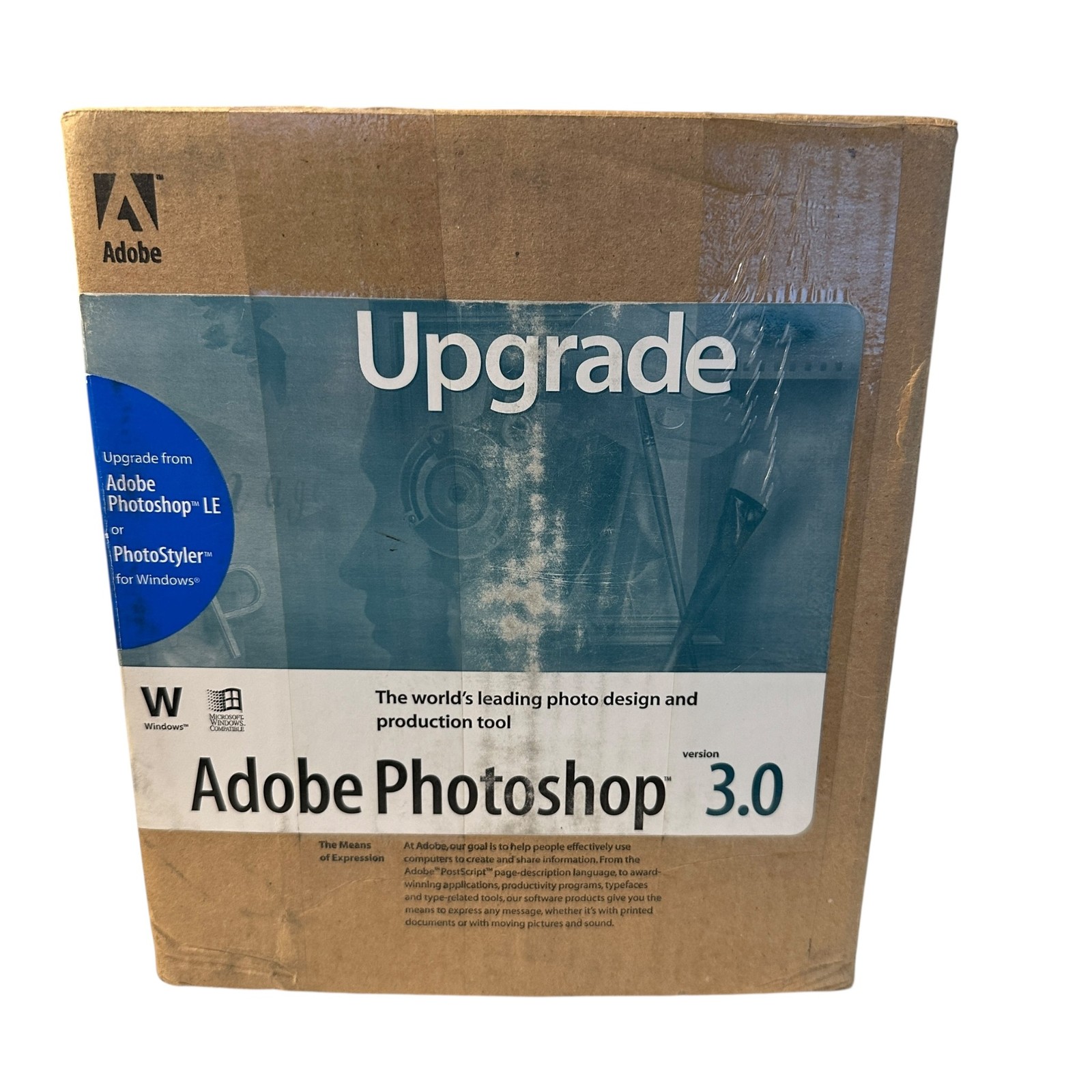 Adobe Photoshop 3.0 Window PC Bundle Floppy & CD Keys Lots of Paperwork Upgrade