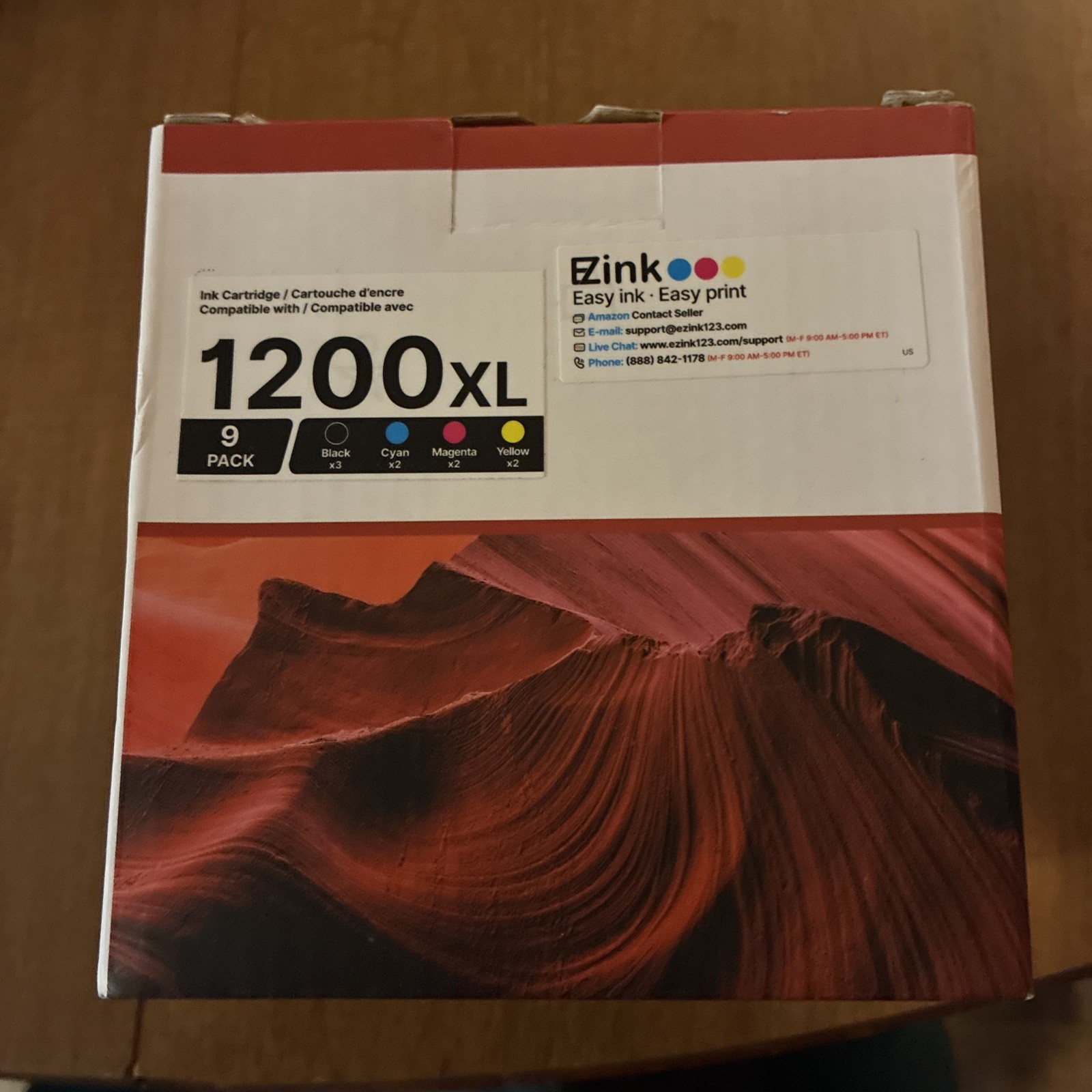 (9-Pack) 1200XL Ink Cartridges EZInk Easy Print for MAXIFY MB2720 MB2120 MB2320