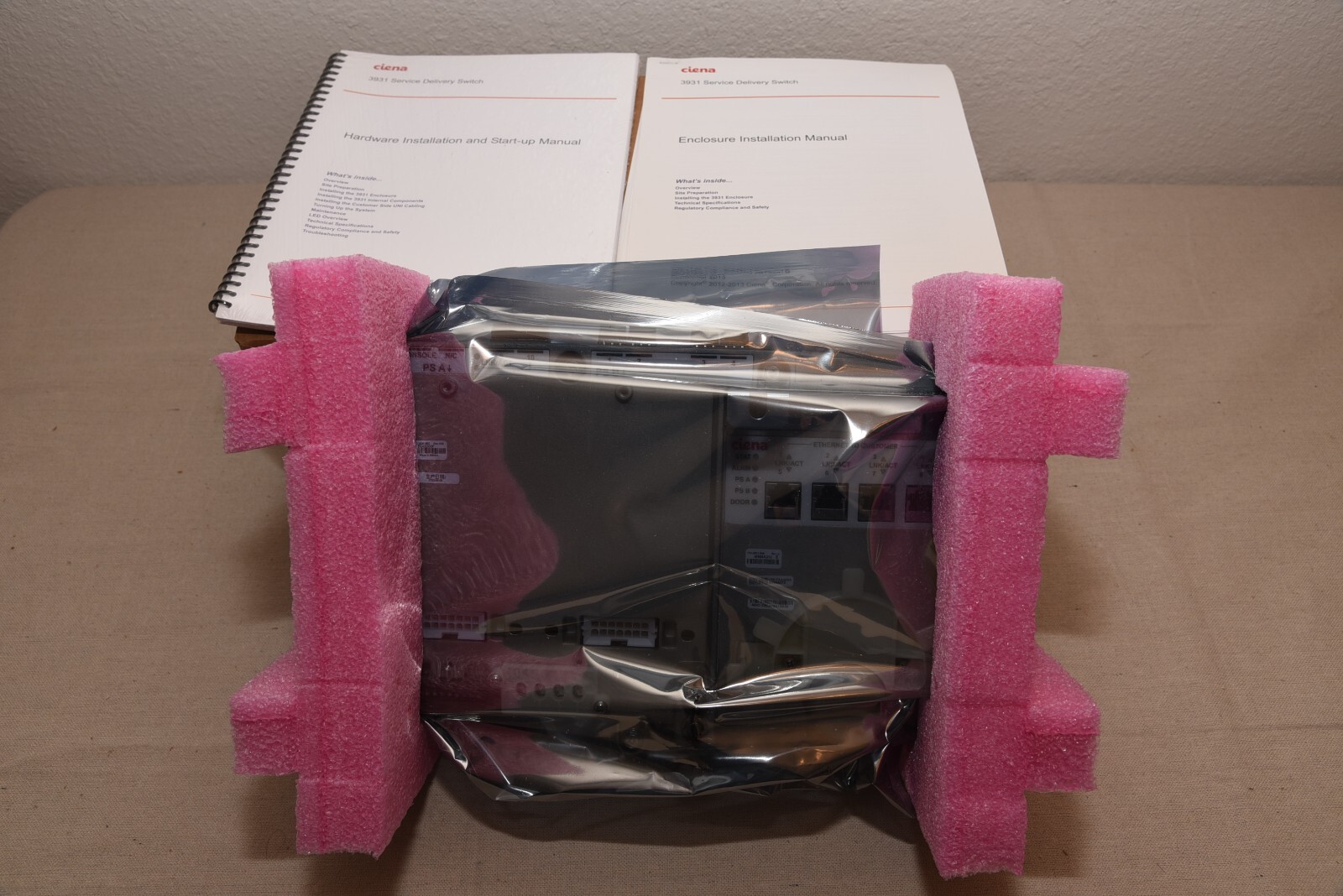 Ciena 3931 Pluggable System Module P/N:170-3931-900, 2 x 1G/10G SFP +4x1000M SFP