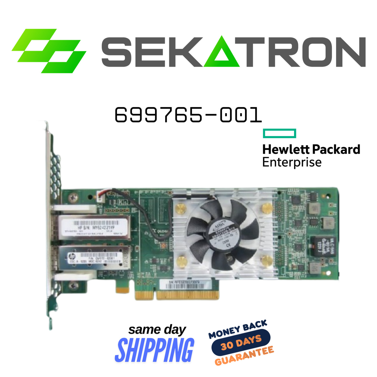 🔗 HPE SN1000Q • 699765-001 • 2-Port 16Gb PCIe FC HBA • Tested ⚡FastShip