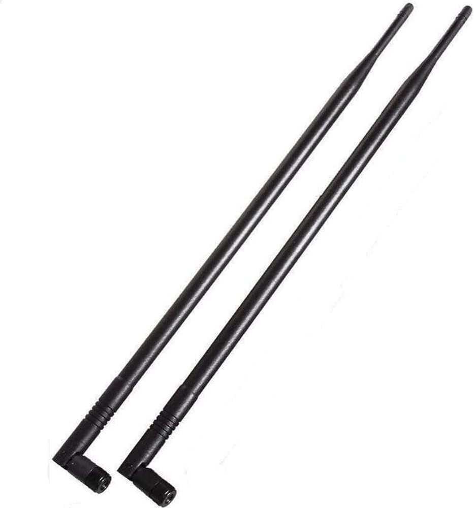 1.3Ft 2X 10Dbi Wifi Bluetooth Antenna Dual Band Omni Directional Antenna 2.4Ghz/