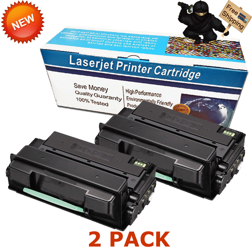 2 PK MLT-305L Black Toner Cartridge For Samsung ML-3750 ML-3750ND 15K High Yield
