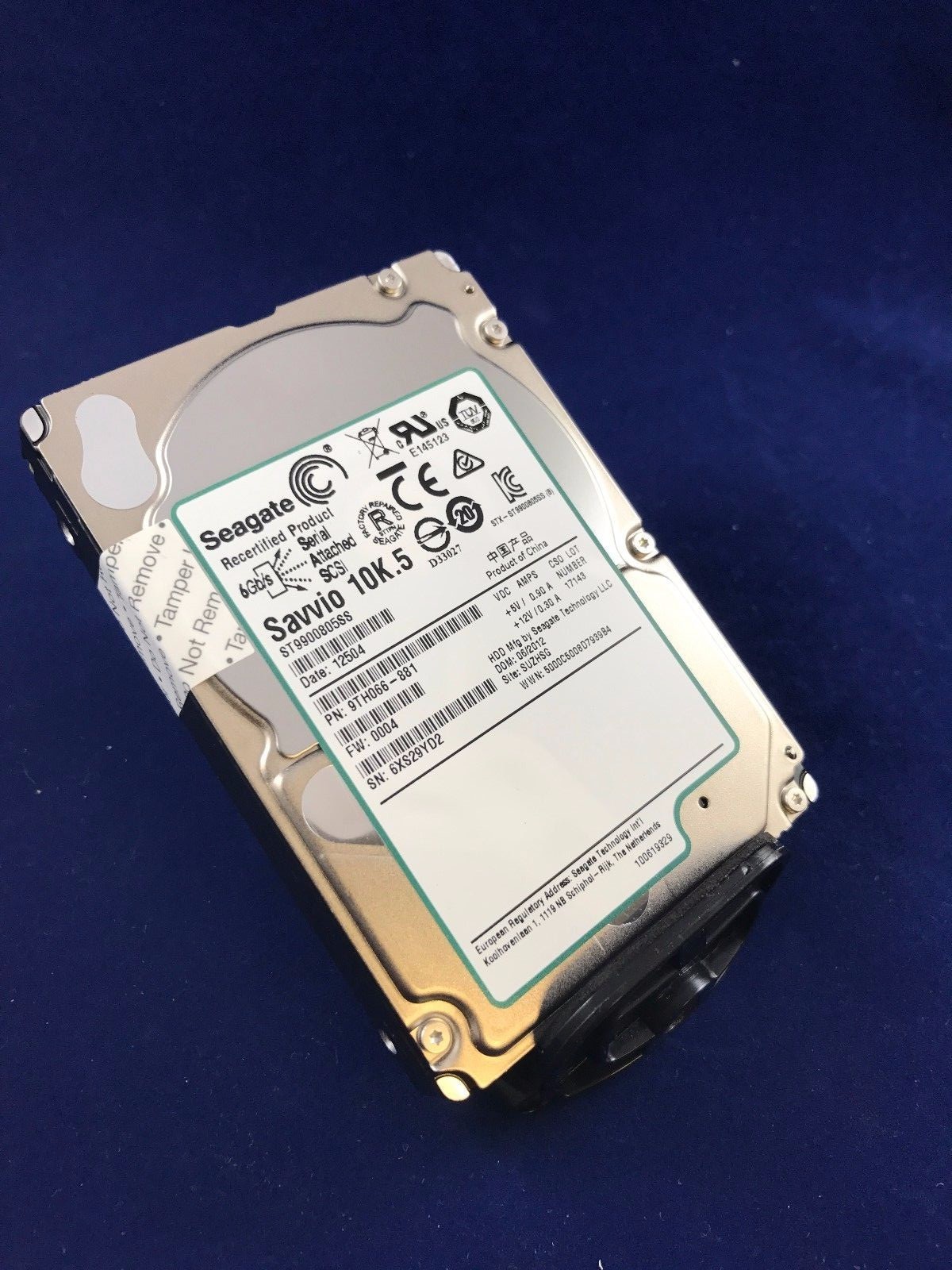 Seagate 900GB 2.5" Hard Drive ST9900805SS 10K RPM 64MB Cache SAS 6Gb/s