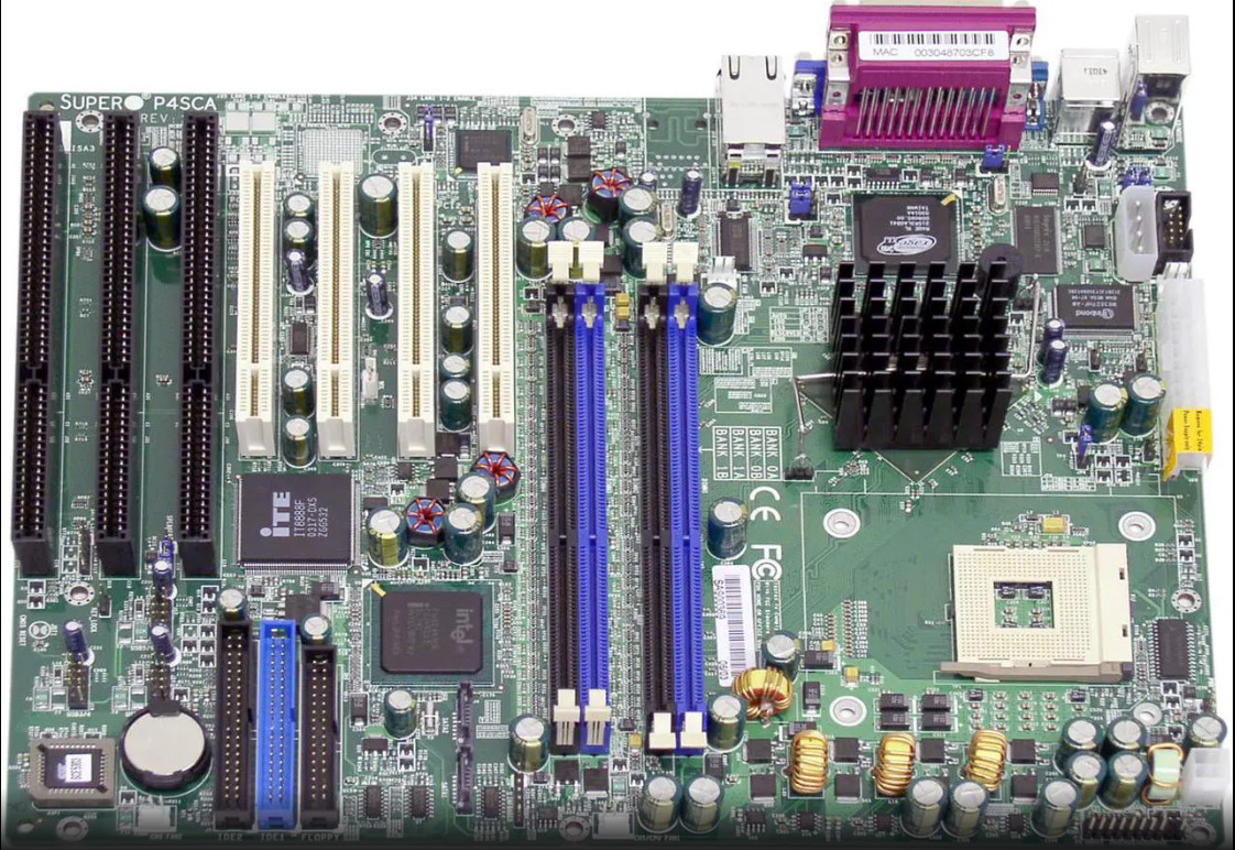 Supermicro MBD-P4SCA-0 ATX Motherboard PGA478 DDR1 800MHz 2-Slot Ethernet