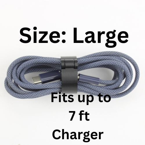 8 Pack Cable Snap Clip Wire Cord Loop Ties Reusable Fastening Organizer Winder