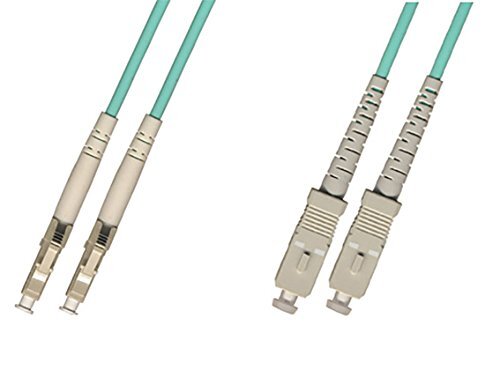 Direct Burial Outdoor LC SC 2 Strand Fiber Optic Cable 10GB Multimode 50/125 30M