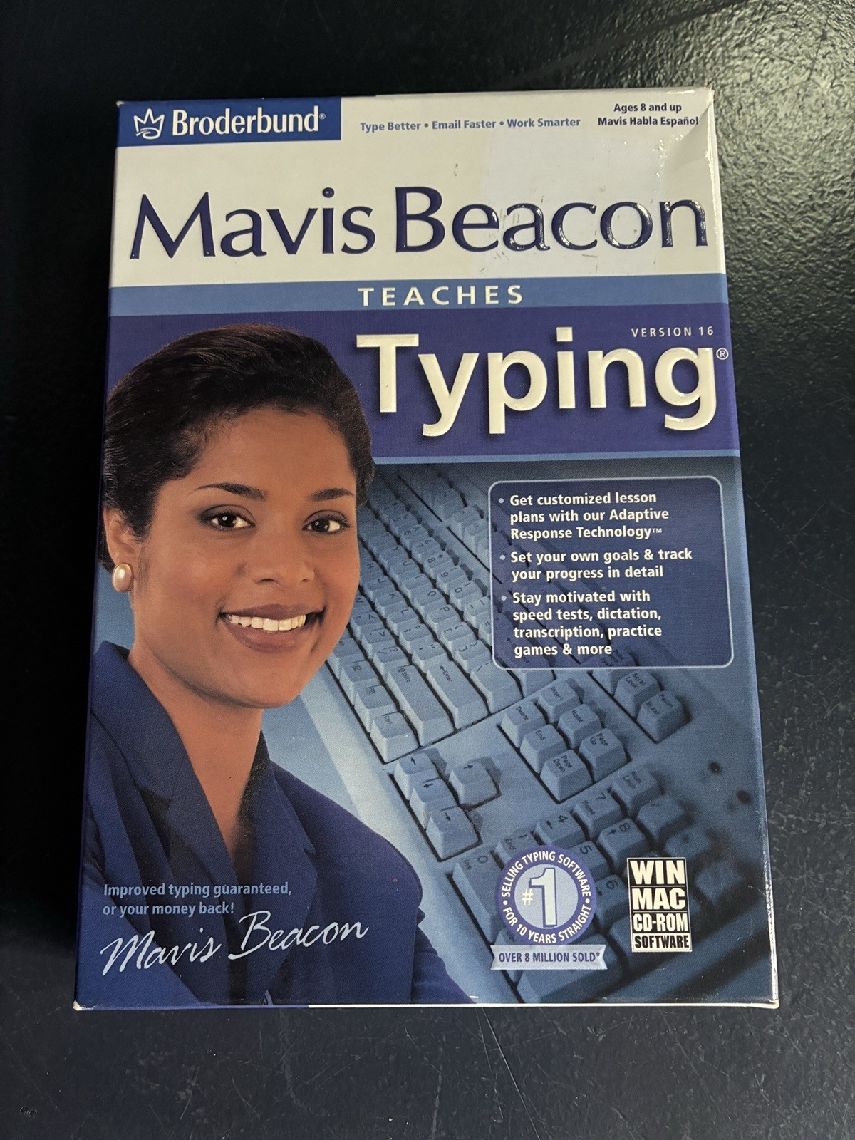 Mavis Beacon Teaches Typing Version 16 PC Mac CD-ROM Software NEW SEALED