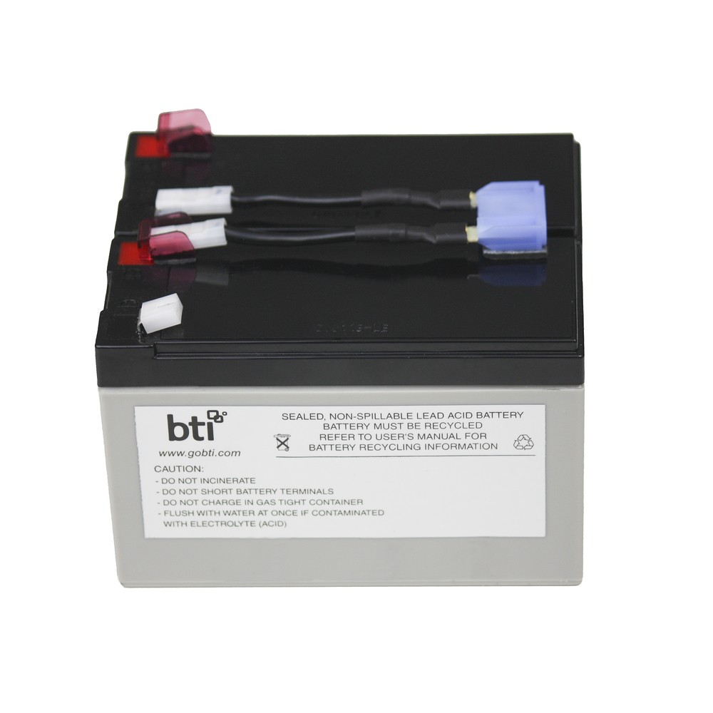 Battery Technology Inc. Apcrbc142-Sla142 Apc 12V 9A 2 Cells Bti Repl