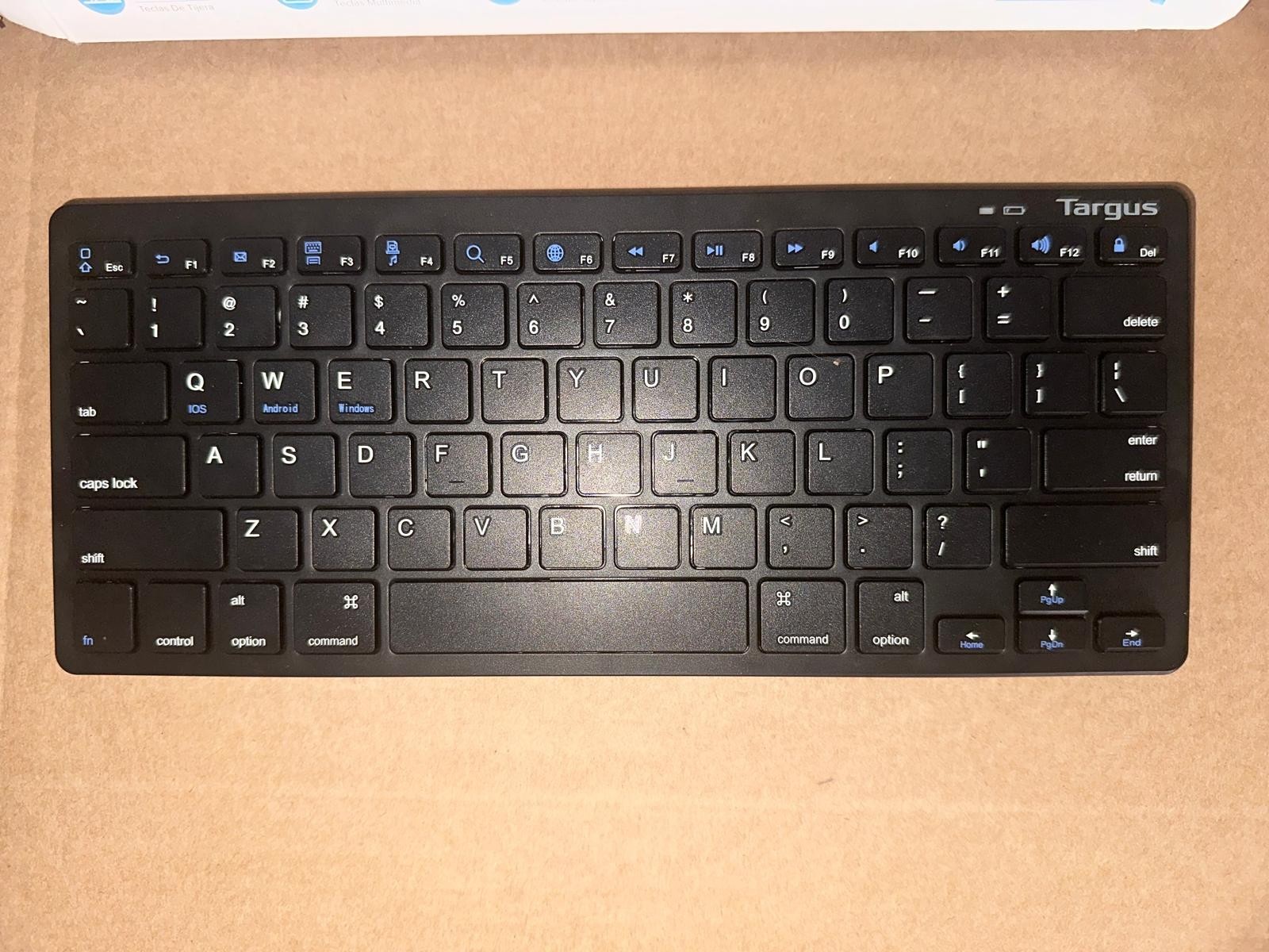 Targus Multi-Platform Bluetooth Keyboard Slim Compact Design KB55