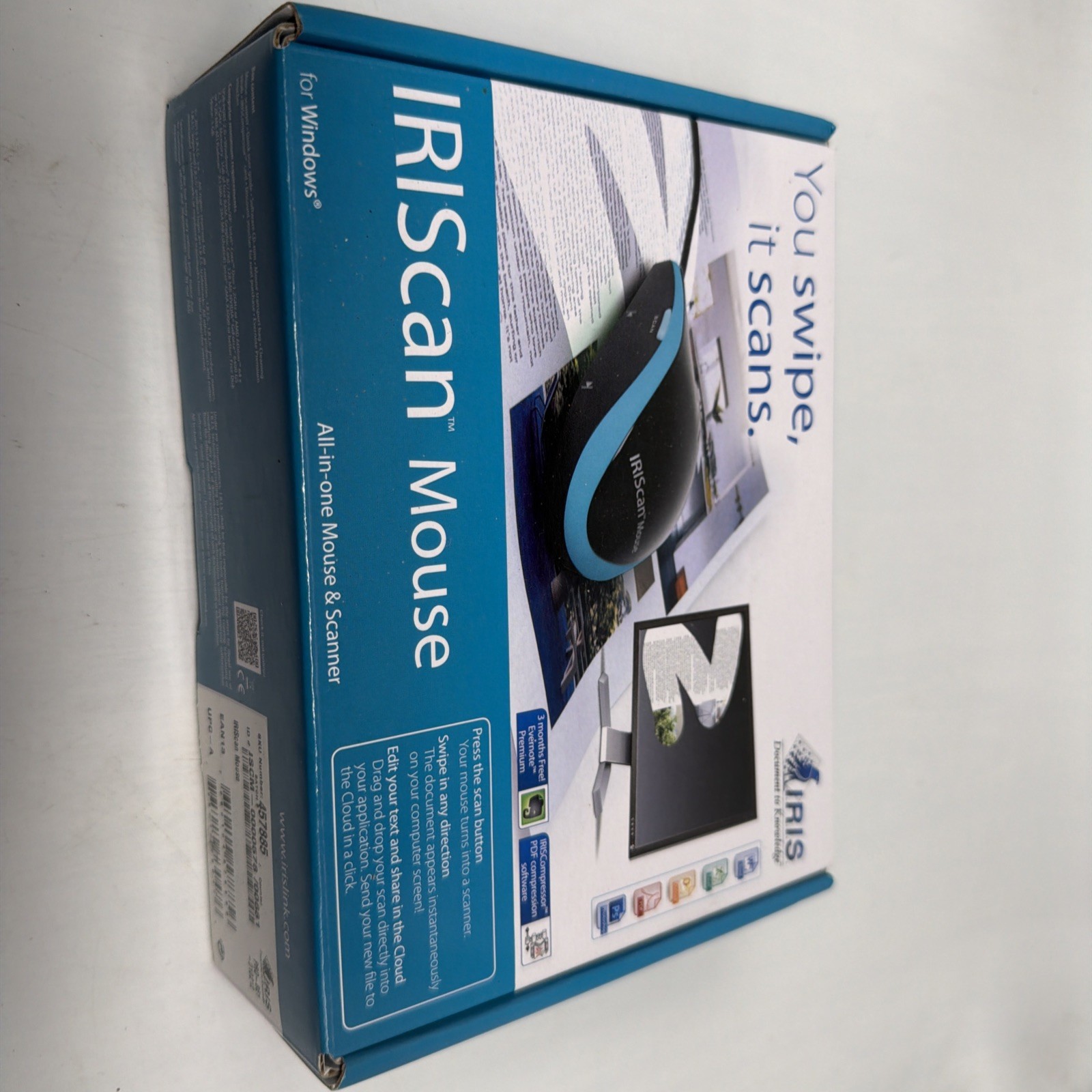 IRIScan Mouse All-In-One Scanner for Windows & Mouse 457885 NIB New
