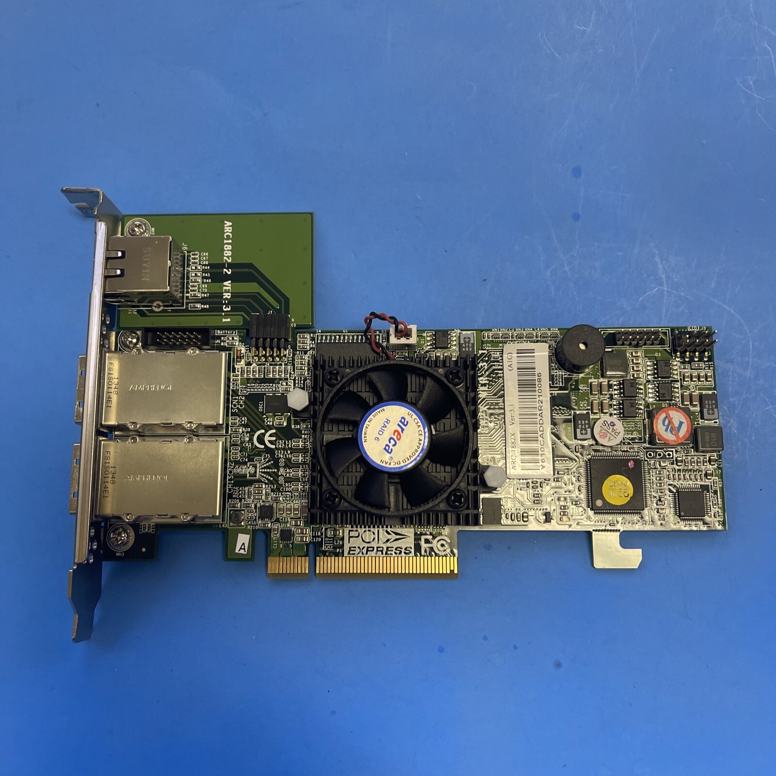 ARC-1882X ARECA 8-PORT SATA/SAS 6GB/S PCI-E EXTERNAL RAID ADAPTER CARD