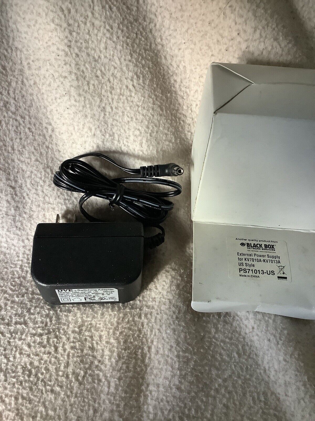 Black Box external power supply for KV7010-A