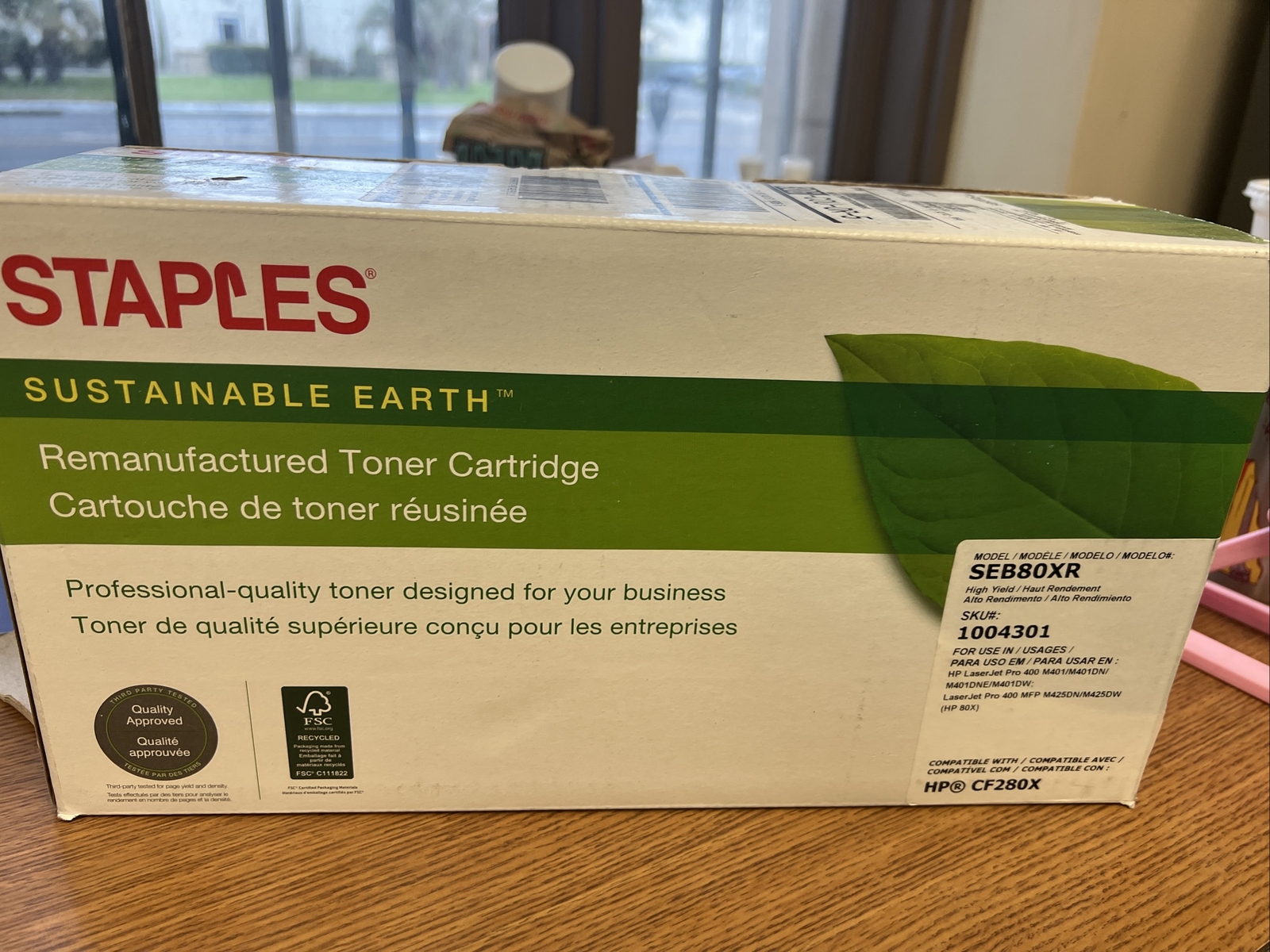NEW - Staples Sustainable Earth Toner Cartridge