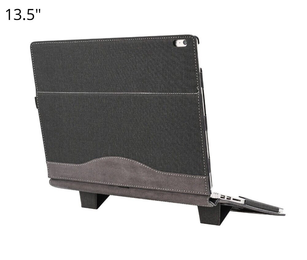 NEW Luxury PU Leather Magnetic Stand Case For Microsoft Surface Book 3/2/1-13.5"