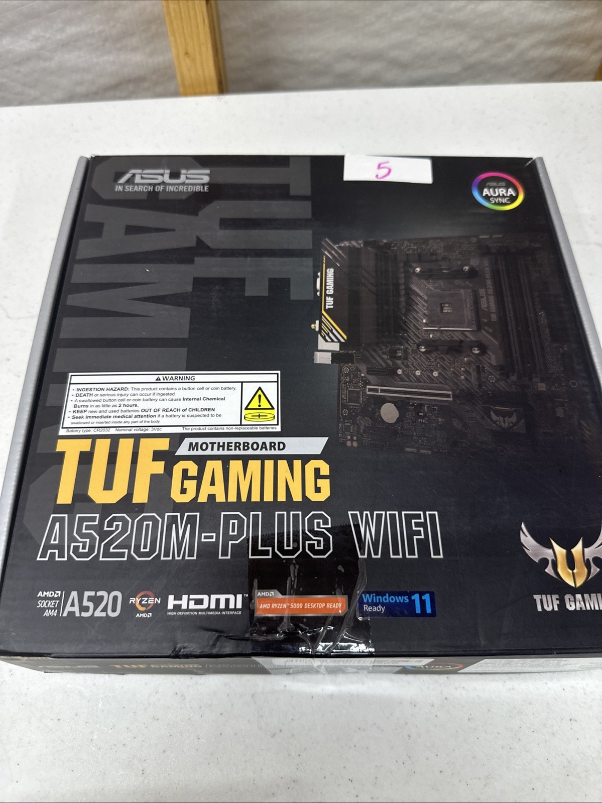 TUF GAMING A520M-PLUS WIFI Gaming Desktop Motherboard - AMD Chipset - Socket AM4