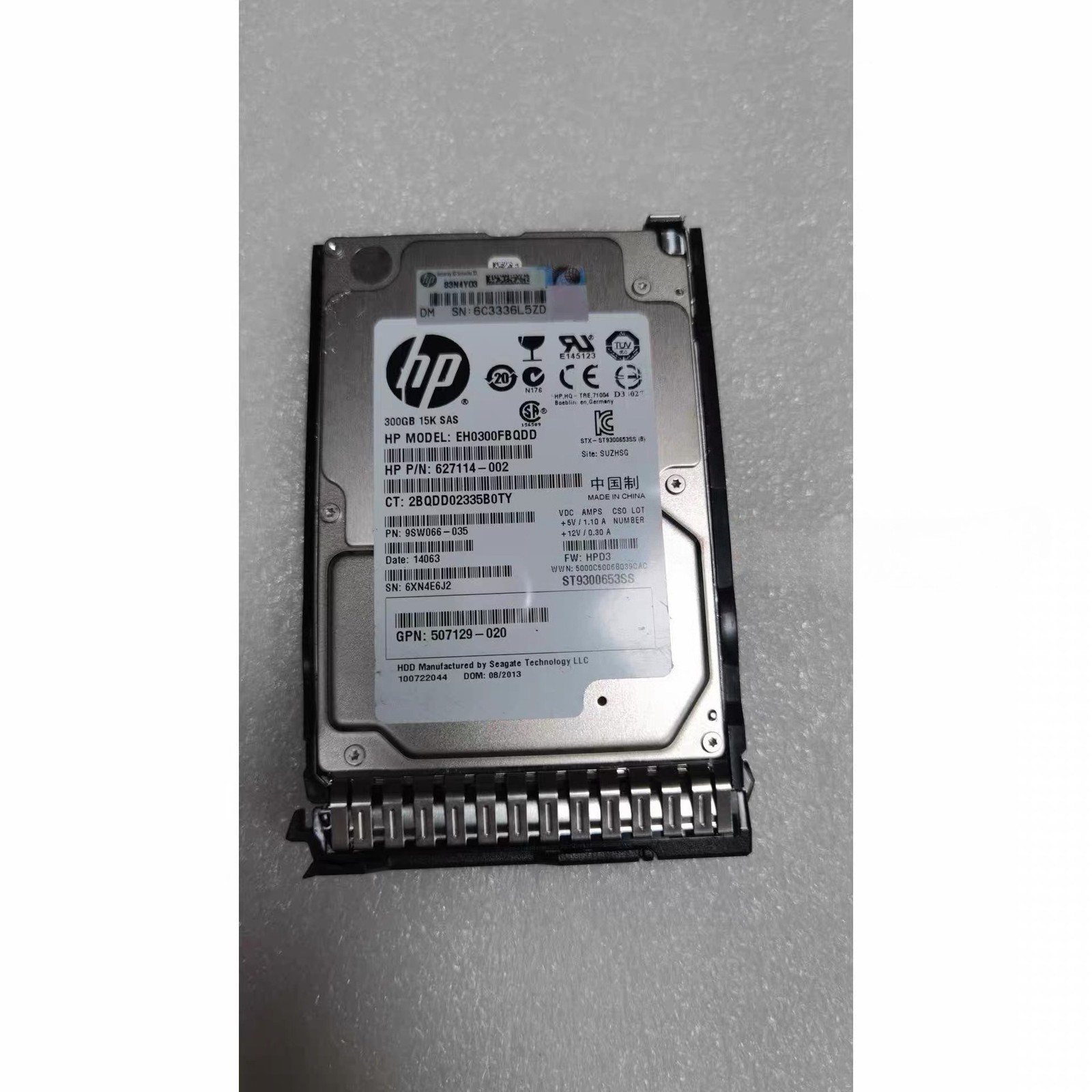 HPE 900GB 652589-B21 10K RPM 2.5" 653971-001 SAS Hard Drive HDD G8/G9 new