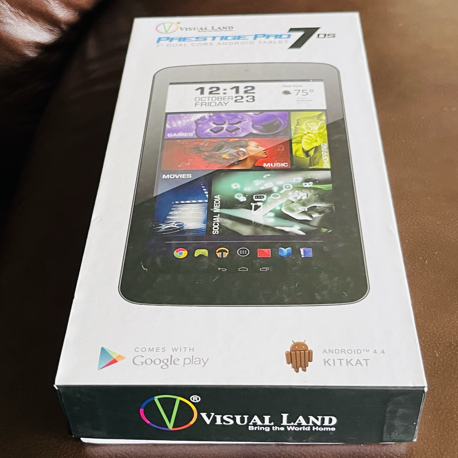Visual Land Prestige Pro 7DS Internet Tablet Android 4.4 KitKat Tested 16GB