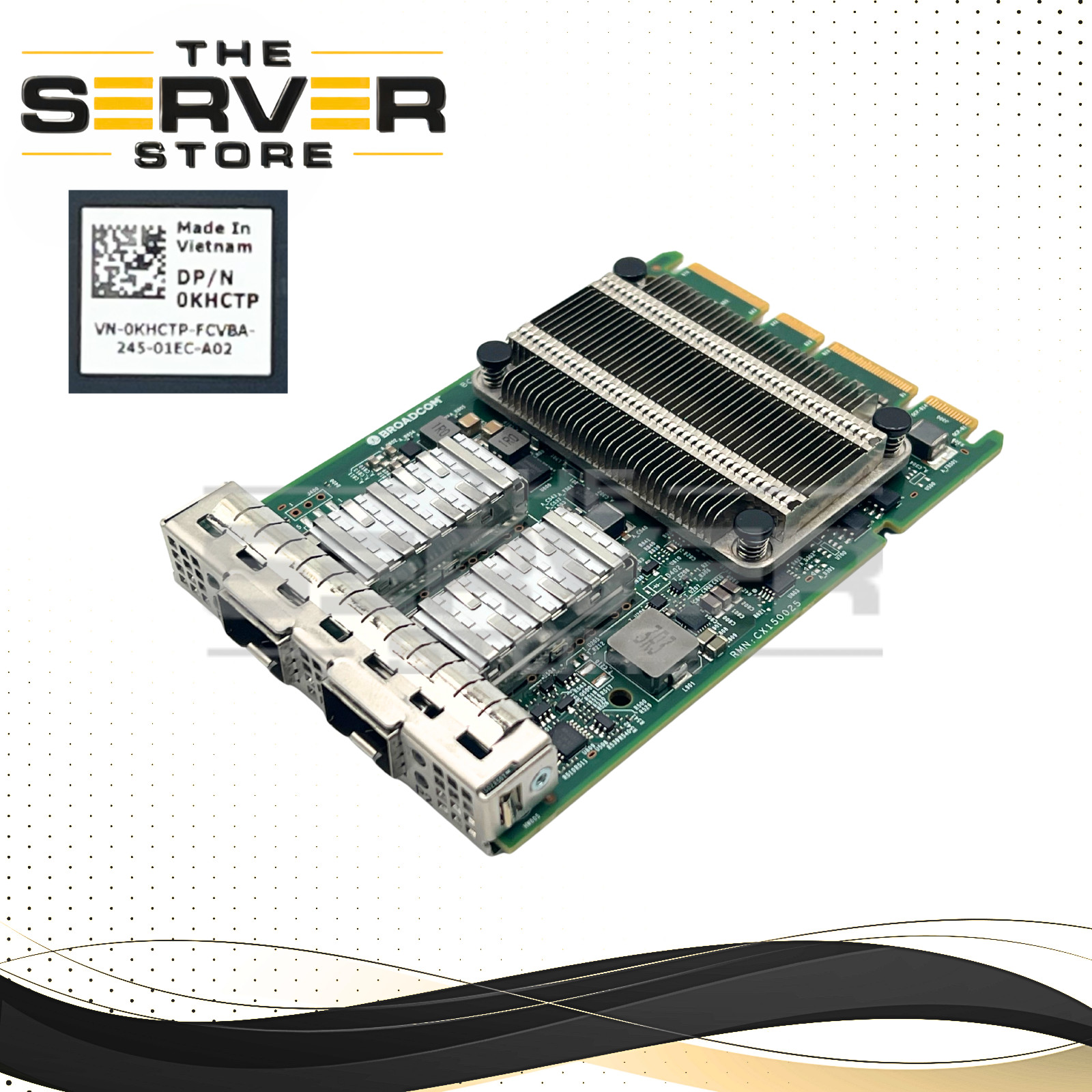Dell Broadcom 57414 Dual Port 25Gb SFP28 OCP 3.0 NIC for PowerEdge 0KHCTP KHCTP