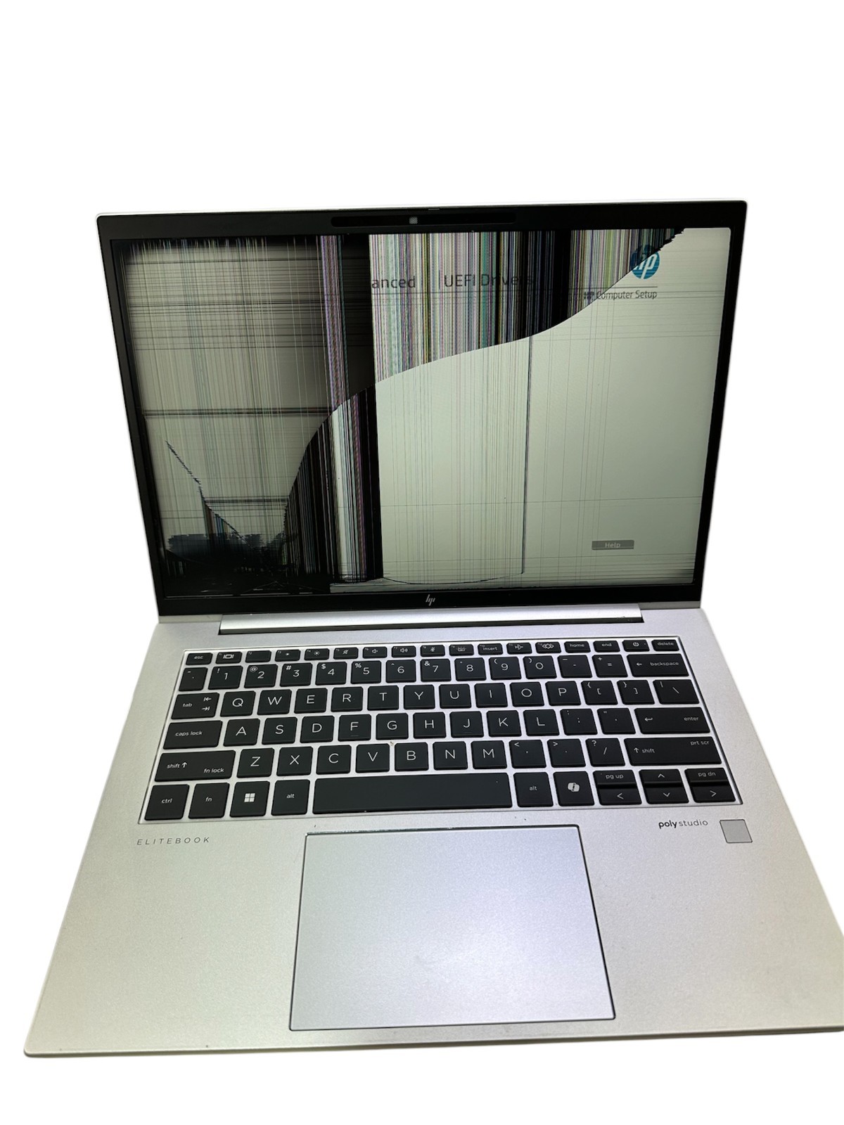HP ELITEBOOK 845 G11 14" LAPTOP AMD RYZEN - NO RAM SSD AC ADAPTER - CRACK LCD