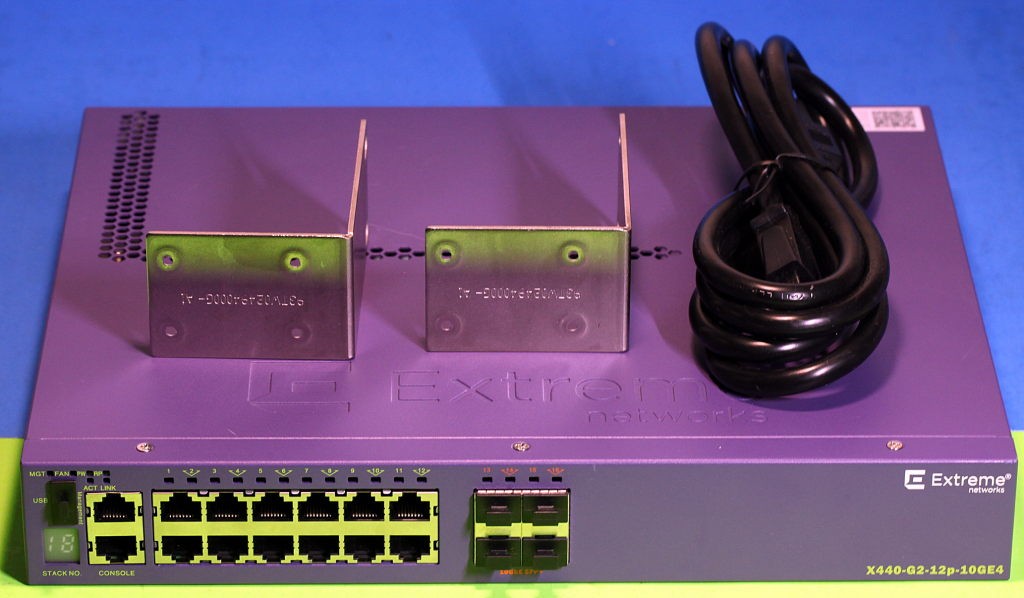 X440-G2-12P-10GE4 Extreme Networks 16531 w/ Edge License AVB PAK Rack Mount