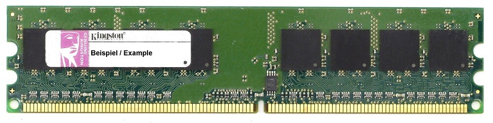 2GB Kit (2x1GB) Kingston DDR2-400 PC2-3200R ECC Reg Server RAM KTH-MLG4/2G