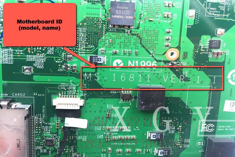 Bios chip For MSi MS-1681, CR620, A6200, ER710 For MB: MS-16811 New Bios chip