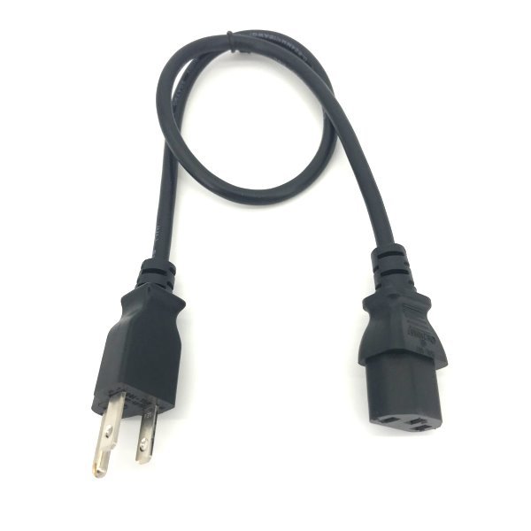 2FT AC POWER SUPPLY CORD CABLE PLUG FOR MICROSOFT XBOX 360 BRICK CHARGER ADAPTER