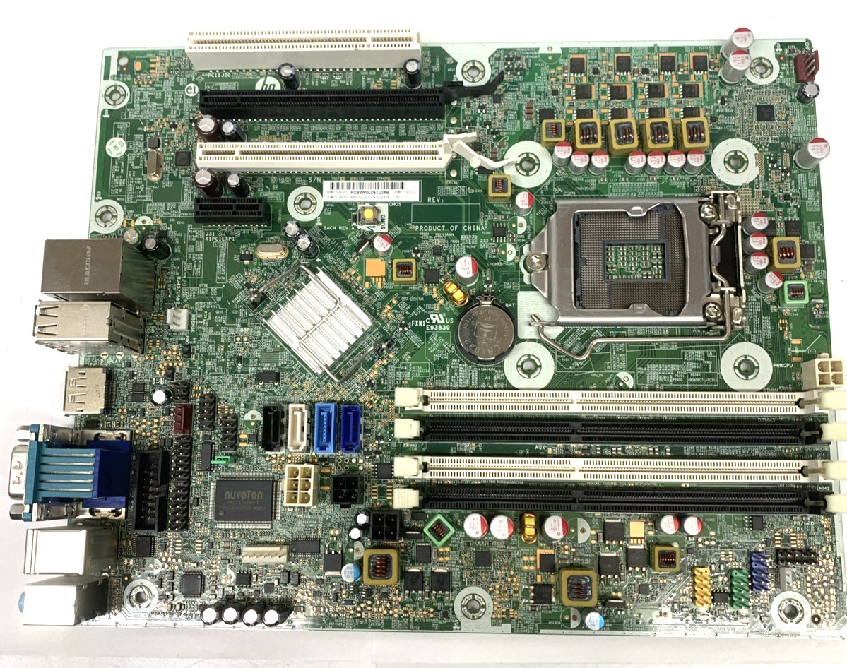 HP 611834-001 Motherboard Socket 1155 System Board Elite 8200 SFF
