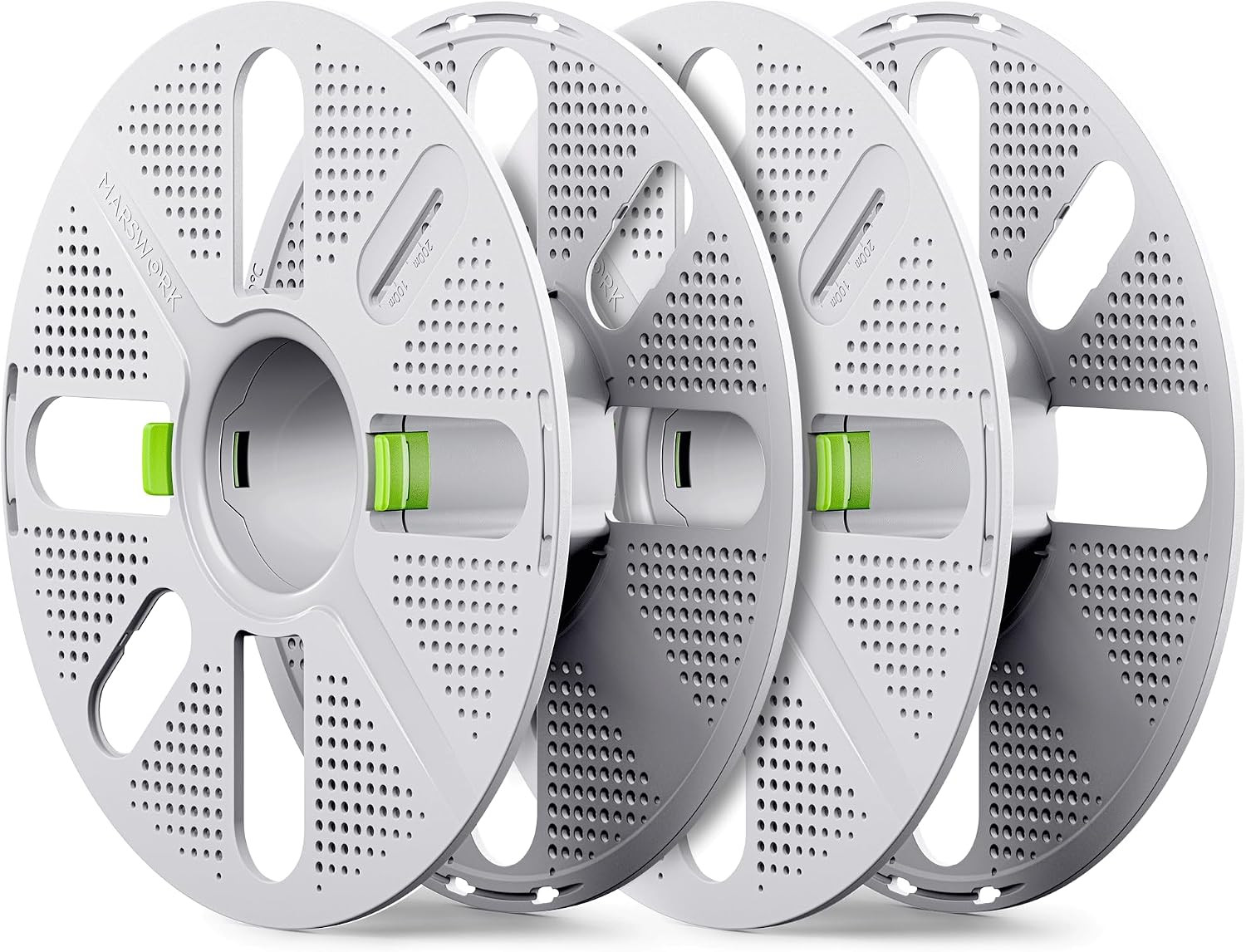 2-Pack Quick-Swap Reusable Spools for Refill Filament