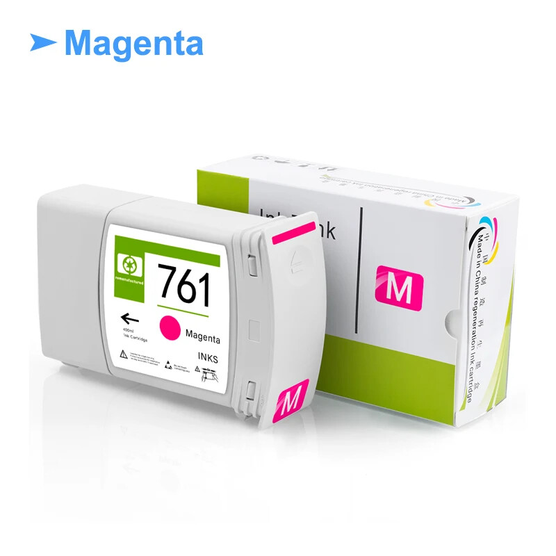 For HP 761 Replacement Ink Cartridge With Ink For HP DesignJet T7100 T7200