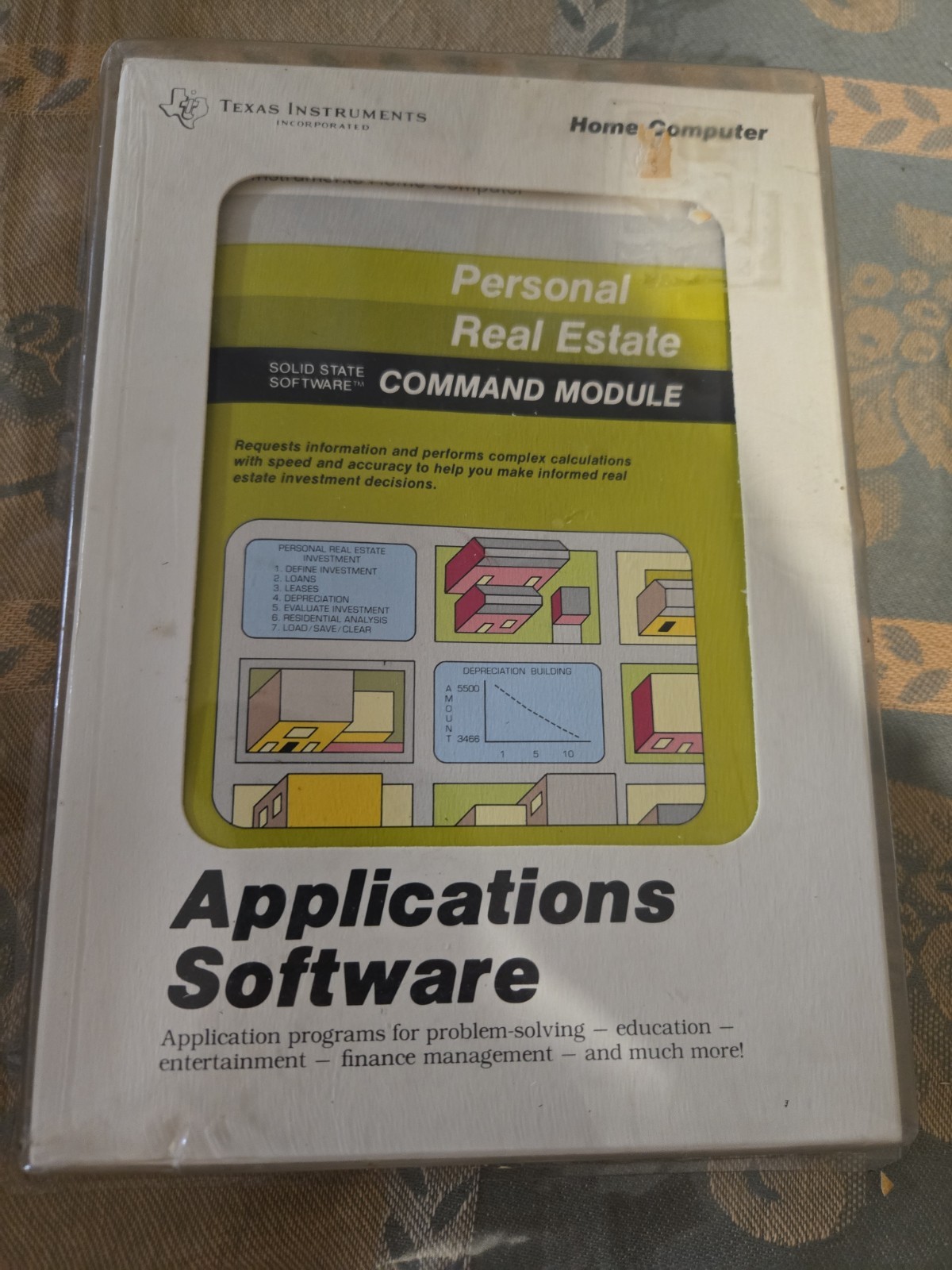 NEW Texas instruments ti-99/4a Personal Real Estate Command Module - read descri