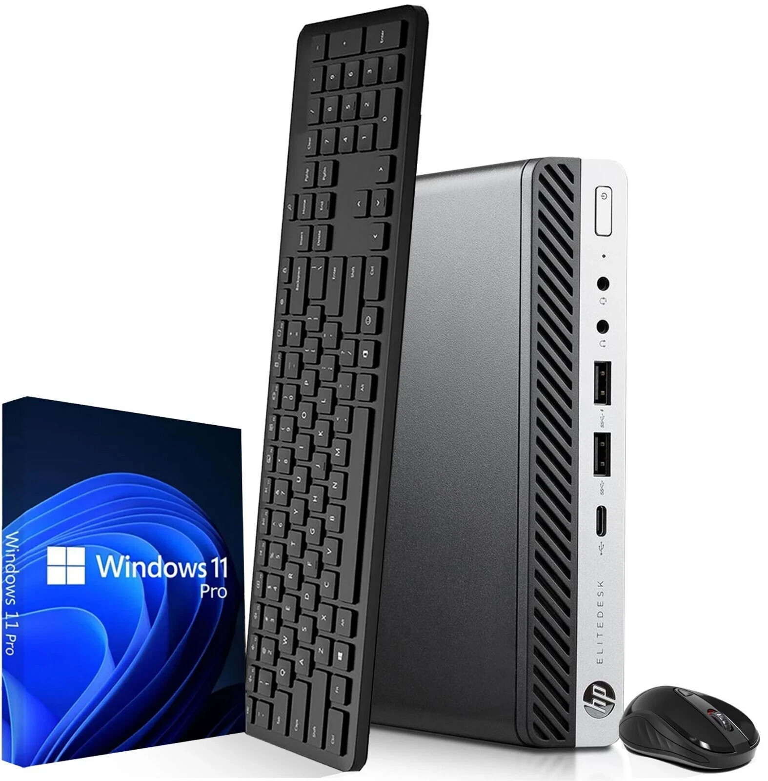 HP G3 Mini Desktop Computer PC Intel Core i7 i5 32GB RAM 1TB SSD Wi-Fi Windows11