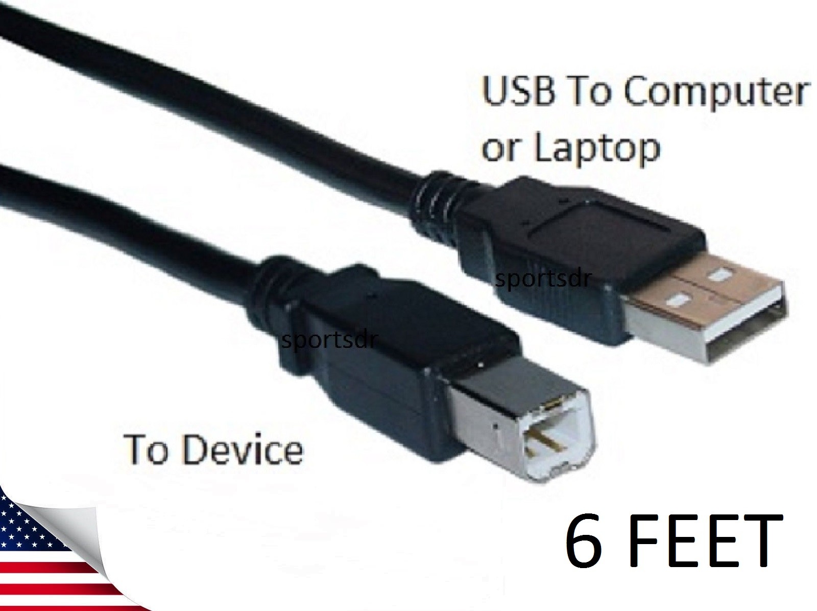 USB Cable Cord for HP DeskJet Printer 1051 2000 2514 2541 2542 2543 2544 2545 