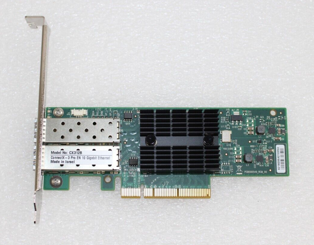 Mellanox CX312B MCX312B-XCCT ConnectX-3 Pro 10GbE 2-Port SFP+ PCIe3.0 x8 Adapter
