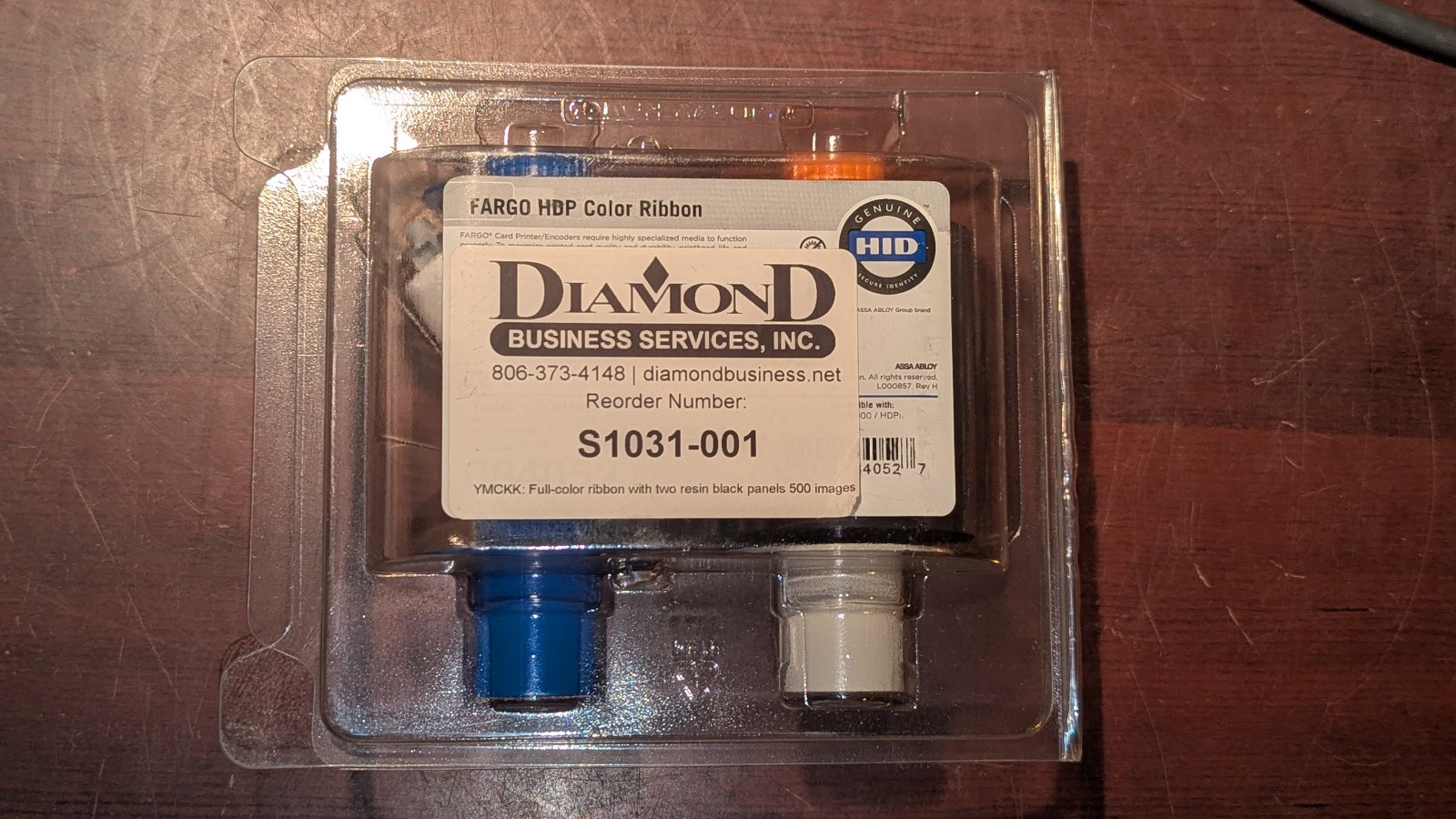 New Fargo 084052 YMCKK Color Ribbon HDP5000 Printer 500 Images OLD GUARANTEED