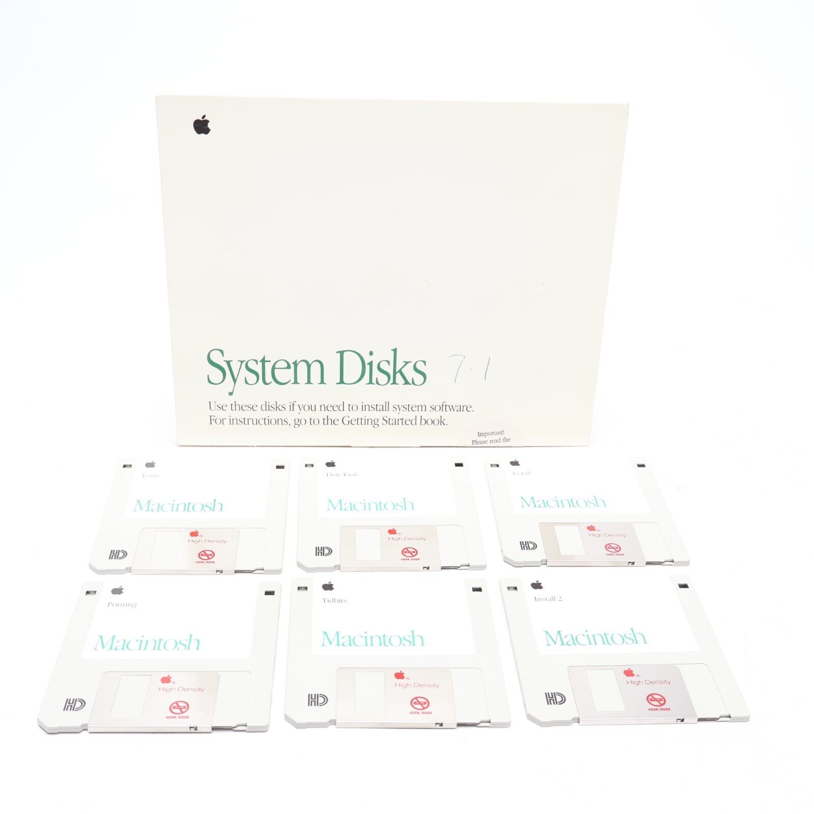 ORIGINAL Apple Macintosh LC475 System Disks Set - System 7.1 -