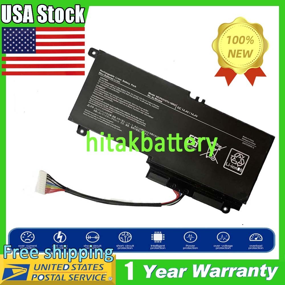 Battery For Toshiba Satellite L55-A5284 L55-A5284NR L55-A5299 PA5107U-1BRS 37Wh