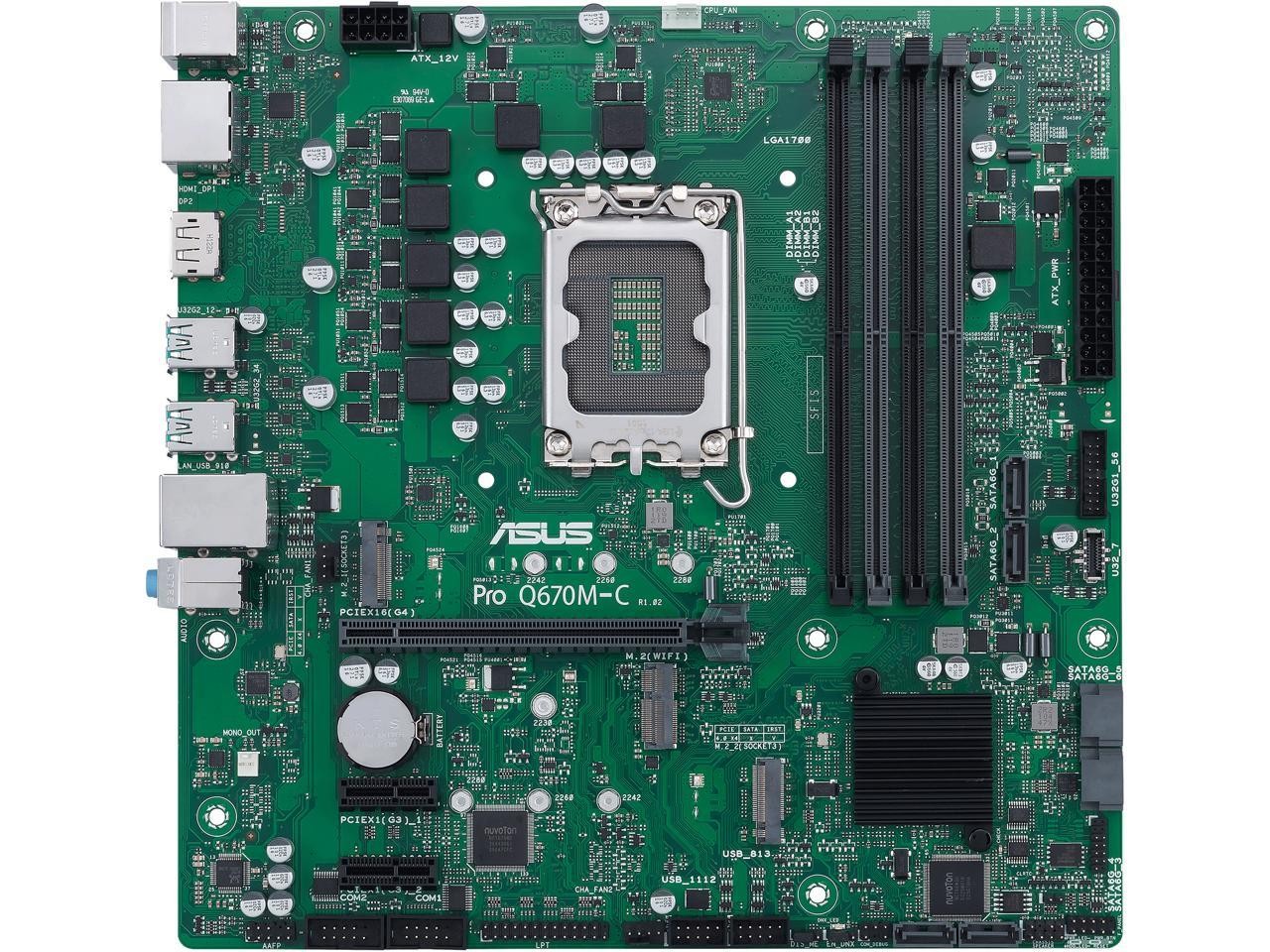 Asus 90MB19E0MVAAYC PRO Q670M-C-CSM Micro ATX Motherboard